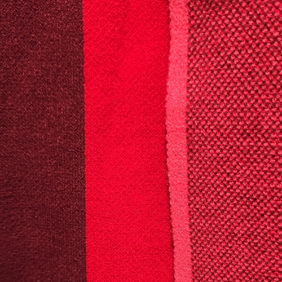 Liz Claiborne Red, Wine and Pink Patchwork Long Open Cardigan Excellent Cond Lg - Picture 4 of 12